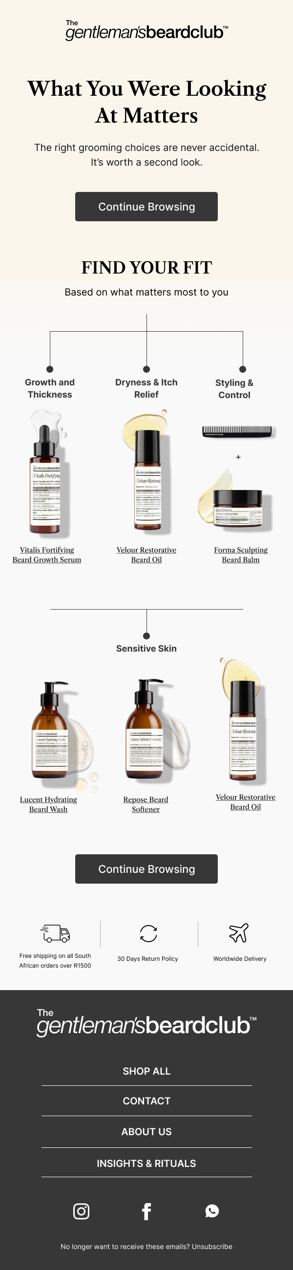 Browse Abandonment Email