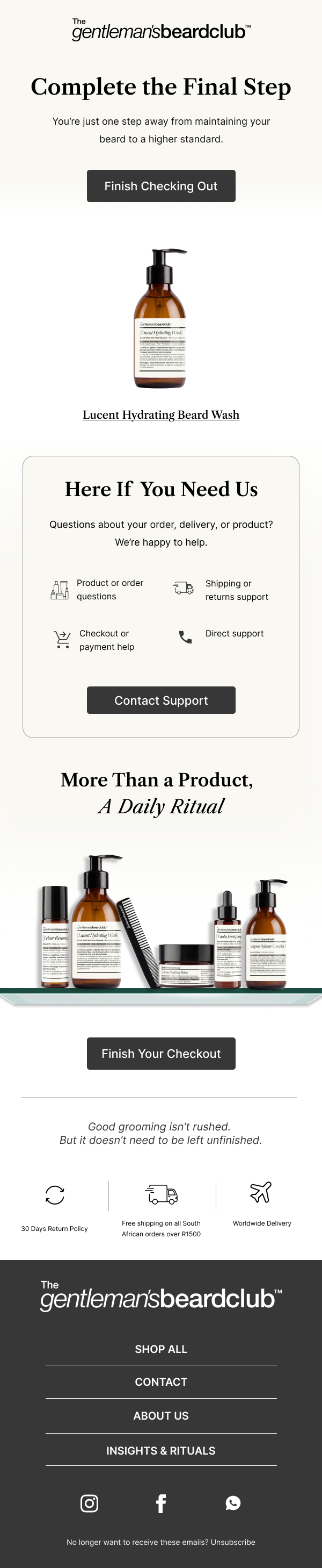 Checkout Abandonment Email - 4